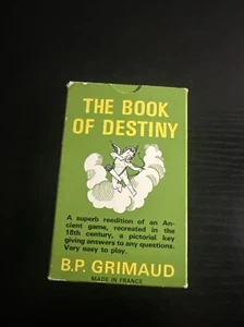Rare The Book Of Destiny Cartomancey Tarot Deck B.P. Grimaud OOP Tarot Card Deck - Picture 1 of 10
