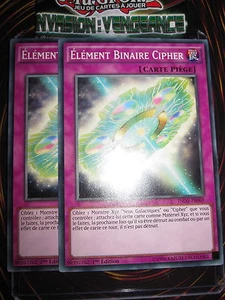 YU-GI-OH! COM ELEMENT BINAIRE CIPHER PLAYSET (LOT DE 2) INOV-FR069 FR NEUF MINT - Picture 1 of 1