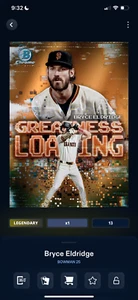 DIGITAL Topps Bunt Bowman 25 Bryce Eldridge Orange Greatness Loading 25cc - Picture 1 of 2
