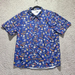 San Diego Padres Shirt Size Large Blue All Over Print MLB Southwest Airlines - Picture 1 of 7