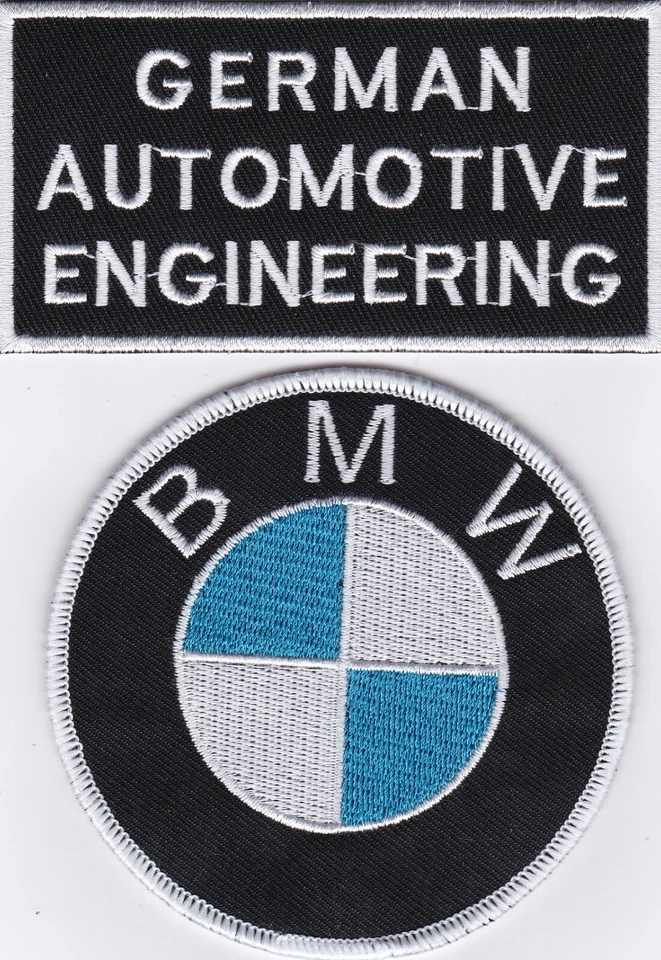 INSIGNIA PARCHE COSTURA/HIERRO BMW INGENIERÍA AUTOMOTRIZ ALEMANA MERCEDES AUDI VOLKSWAGEN Foto 1 de 1