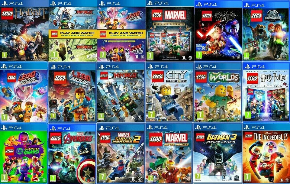 LEGO PS4 & PS5 Bundle Games Same Day Dispatch via Fast & Free Delivery UK Stock - Image 1 of 1