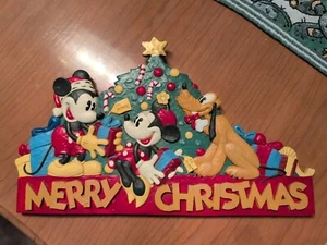 Mickey & Co Disney Mickey Mouse DoorTopper Christmas 14” With Box - Picture 1 of 4