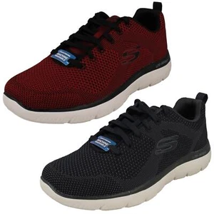 Herren Brisbane 232057 Schnürer Speicher Form Turnschuhe Von SKECHERS - Picture 1 of 18