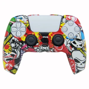Graffiti Moto Shell Case for PS5 Controller Cover Protective Anti Scratch - Picture 1 of 6