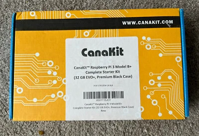 Raspberry Pi 3 Model B+ CanaKit 32 GB Edition Black Case Complete Starter Kit  - Image 1 of 3