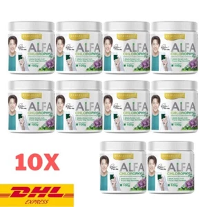 10x Real Elixir Alfa Chlorophyll Plus Natural Fiber Powder Drink Good Skin 100 g - Picture 1 of 4