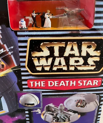Star Wars Micro Machines Estrella de la Muerte, Leia, Han, Luke, Vader, R2D2 (1997) Foto 1 de 4