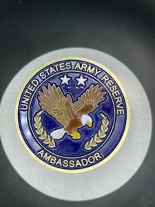 Presented by US Army Reserve Ambassador For Excellence Challenge Coin - Picture 1 of 3