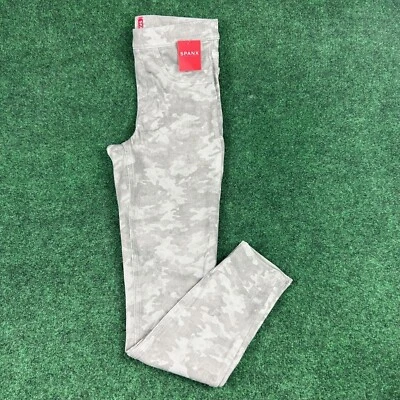Spanx Mujer Pequeño Tobillo Jean-Ish Leggings Lavado Piedra Camuflaje Foto 1 de 4
