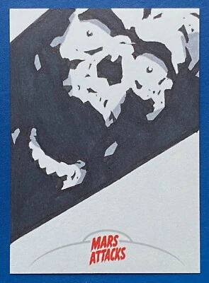 2013 MARS ATTACKS INVASION SKETCH by ROBERT TERANISHI (B) - Image 1 of 2