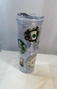 Starbucks Clear Nitro powered Tumbler Venti Cup 24 Oz - Picture 1 of 6