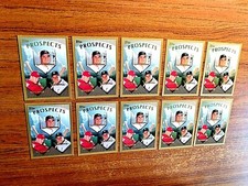 1999 TOPPS #205 (LOT OF TEN) LANCE BERKMAN GABE KAPLER "PROSPECTS ROOKIE CARDS"