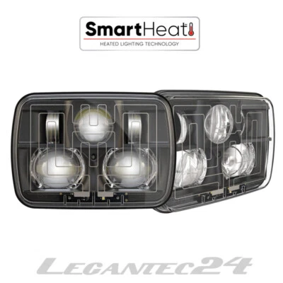 JW Speaker 8910 Evolution 2 Set beheizt LED Scheinwerfer 5x7" Schwarz ECE neu - Bild 1 von 4