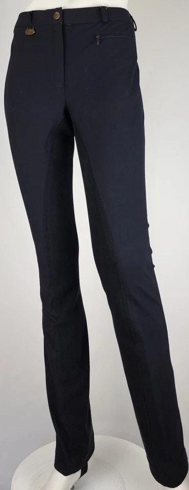 USG Ladies Jodhpur Reithose "Laguna" - Vollbesatz schwarz / schwarz mit Stegen