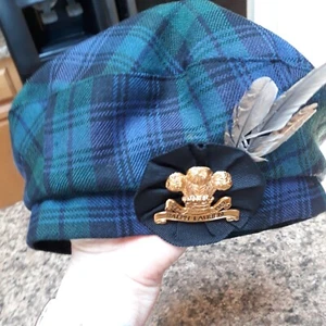 VTG NWT RARE Ralph Lauren OS Blackwatch Beret w/Gold Crest Women Repaired Holes  - Picture 1 of 19