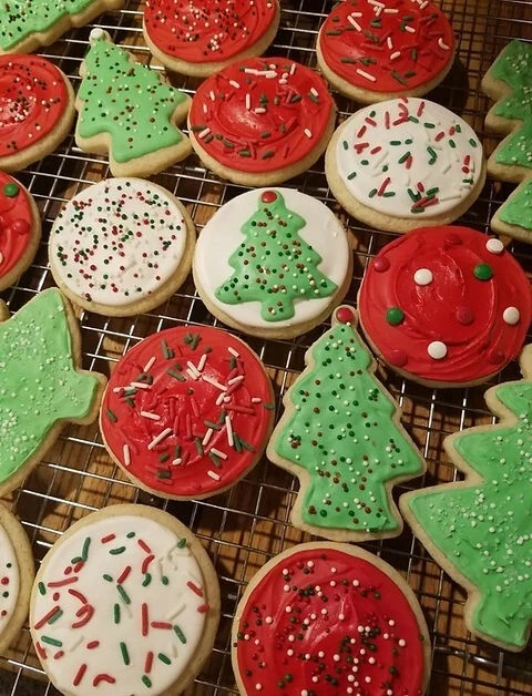 Galletas de azúcar navideñas sin gluten - 16 unidades - caseras - ¡Suministro limitado! Foto 1 de 1