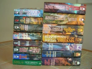 1-14 + Prequel THE WHEEL of TIME Robert Jordan complete series books lot HC + PB - Picture 1 of 20