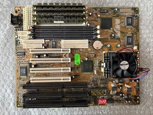 ⚡ Shuttle HOT-569 AMD K6 300 64 MB ATI Rage Sockel 7 Mainboard Retro DOS Bundle - Photo 1/8