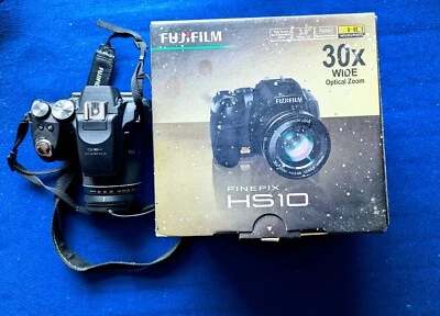 Fujifilm FinePix HS Series HS10 10.3MP Digital Camera - Black - good condition - Image 1 of 4