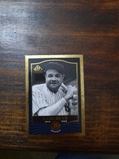 2001 Upper Deck SP Legendary Cuts Babe Ruth Card #78