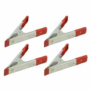 4PACK 4" inchMetal spring clamp with pvc cushion coated grip handle with tips US - Picture 1 of 5