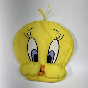 VTG 1994 Tweety Bird Fun Pouch Looney Tunes Sleepy Heads Nylon Sleepover Bag - Picture 1 of 5