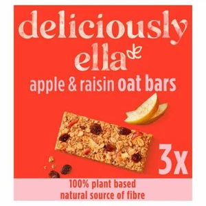 Deliciously Ella 3x50g Apple & Raisen Oatbar with Cinnamn | Pack of 2 - Picture 1 of 2