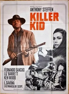 Poster Cinema Western Killer Kid Anthony Steffen - 120 X 160 CM - Picture 1 of 1