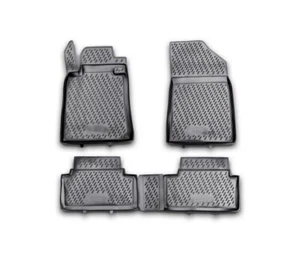 PEUGEOT 508 2012 2013 2014 2015 2016- BLACK VD430 TPE CAR MATS RUBBER - Picture 1 of 4