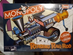 MPC - Monopoly Reading Rail-Rod Custom Lokomotive - Plastik Modellbausatz - Bild 1 von 4