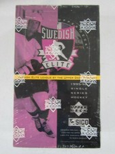 1995-96 UPPER DECK HOCKEY SWEDISH ELITE LEAGUE FACTORY SEALED BOX SICO