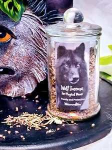 Loose Incense. Spirit Animal. Adaptability, Protection.Wolf,Wicca, Witchcraft - Picture 1 of 5