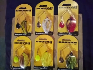 Lot Of 6 Booyah Micro Pond Magic Spinnerbait 1/8 Oz. - Picture 1 of 13