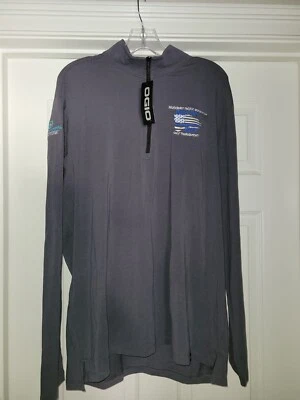 CAMISA OGIO HAZLEHURST BACK THE BLUE GOLF TORNEO MEDIA CREMALLERA ABSORBENTE DE HUMEDAD... Foto 1 de 2