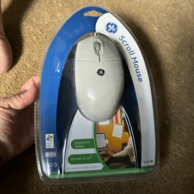 General Electric GE Scroll Mouse 97859 PS2 Windows XP Vista *New* - Image 1 of 4