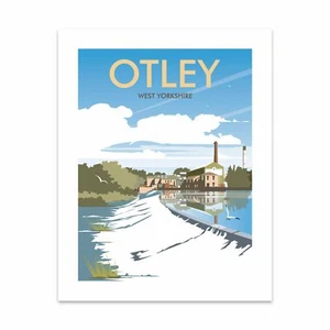 Otley, West Yorkshire 28x35cm Kunstdruck von Dave Thompson