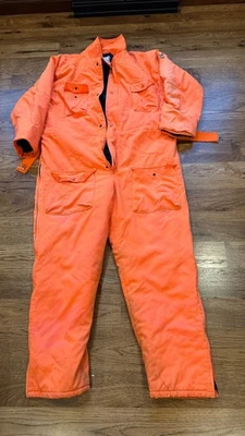 Men's Blaze Orange Hunting Suit - Sz XL - Image 1 of 4