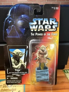 FIGURA DE ACCIÓN STAR WARS EL PODER DE LA FUERZA / YODA / KENNER 1995 NUEVO EN TARJETA - Imagen 1 de 2