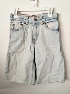 Children's Place Distressed Boys Denim Light Wash Shorts Size 8 - Image 1 of 4