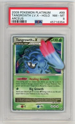 Tangrowth Lv.X 99/99 Arceus Holo PSA 8 N252 - Image 1 of 2