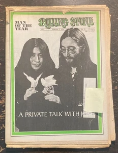 Rolling Stone magazine #51 Feb 1970 John & Yoko, Lester Bangs, Hendrix, Godard - Picture 1 of 8