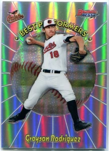 GRAYSON RODRIGUEZ 2018 Bowman's Best PERFORMERS REFRACTOR #98BP-GR - Bild 1 von 2