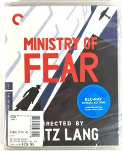 Ministry of Fear Criterion Collection Blu-ray 1944 Fritz Lang Crime Thriller - Picture 1 of 3