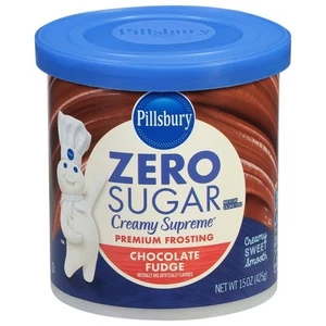 Zero Sugar, Premium Frosting, Chocolate Fudge, 15 oz (425 g) - Picture 1 of 4