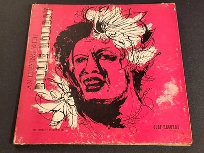 An Evening With Billie Holiday 10" Record 1953 Mono Clef Records MG C-144 VG/G Foto 1 de 4
