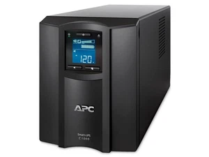 APC SMC1000C 1000 VA 600 Watts 8 Outlets Pure Sinewave Smart-UPS with - Picture 1 of 5