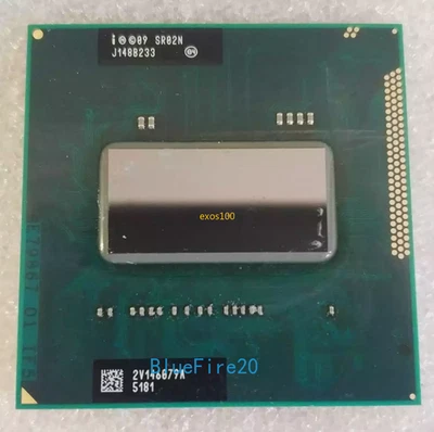 Intel Core I7-2670QM CPU 4-core 2.2GHz 6M SR02N Socket G2 Laptop Processor - Image 1 of 4