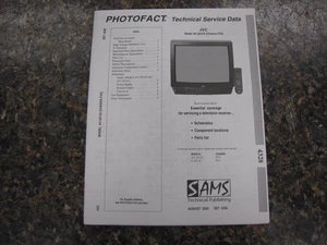 Sams Photofact 4328 Service Manual for JVC AV-20120,  AV-20121, C-20110 - Picture 1 of 2