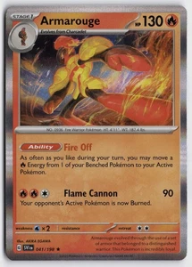 Pokemon Armarouge 041/198 Holo Rare SV01: Scarlet & Violet Base Set NM - Picture 1 of 2